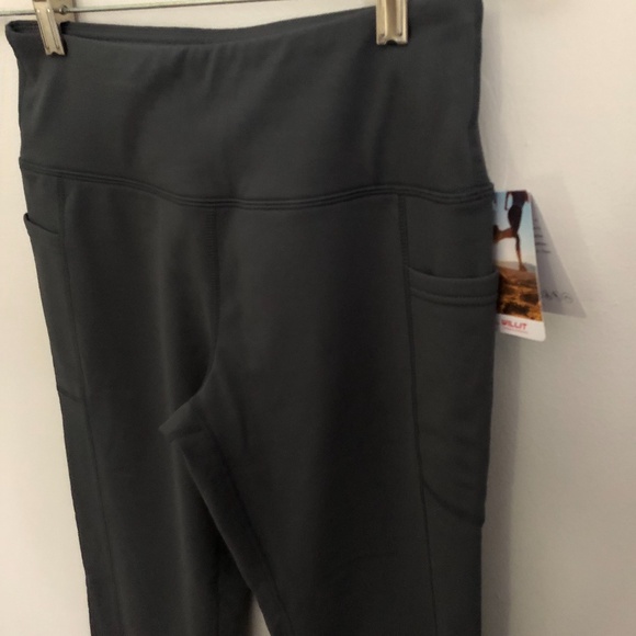 NWT Willit Sports Flare Legging Sweatpants Dark Gray Women's Size S - Picture 2 of 9